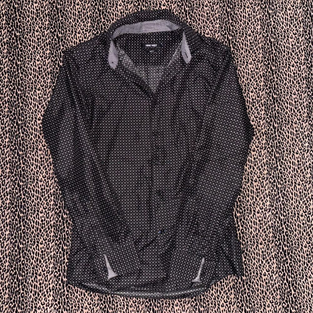 Nine West Men's Long Sleeve Top